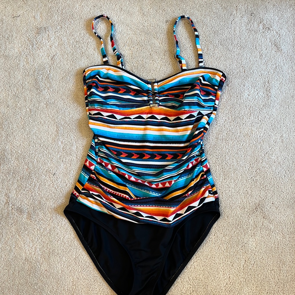 Multi-Colored Bathing Suit